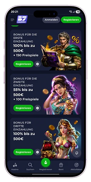 B7 Casino Bonus